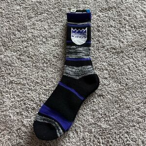 Sacramento Kings For Bare Feet Crew Socks NEW NBA